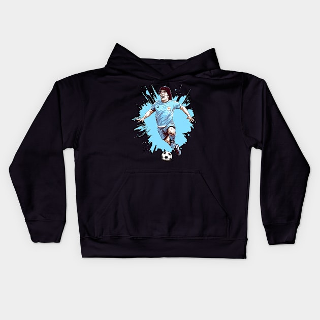 El Diego Kids Hoodie by pandas doing stuff